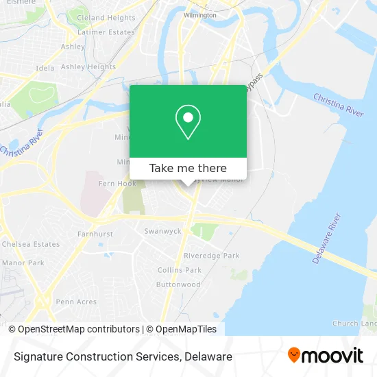 Signature Construction Services map