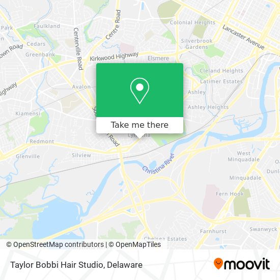 Taylor Bobbi Hair Studio map
