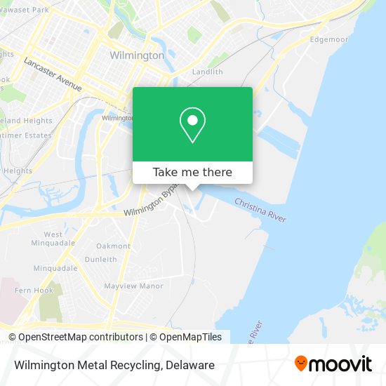 Wilmington Metal Recycling map