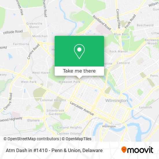 Atm Dash in #1410 - Penn & Union map