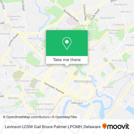 Levinson LCSW Gail Bruce Palmer LPCMH map