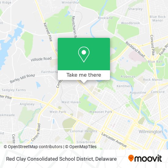 Mapa de Red Clay Consolidated School District