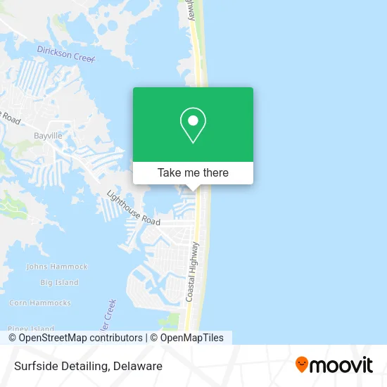 Surfside Detailing map