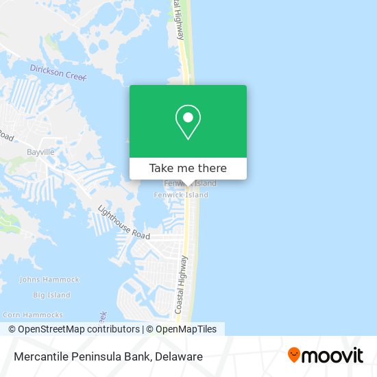 Mercantile Peninsula Bank map