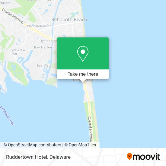 Ruddertown Hotel map