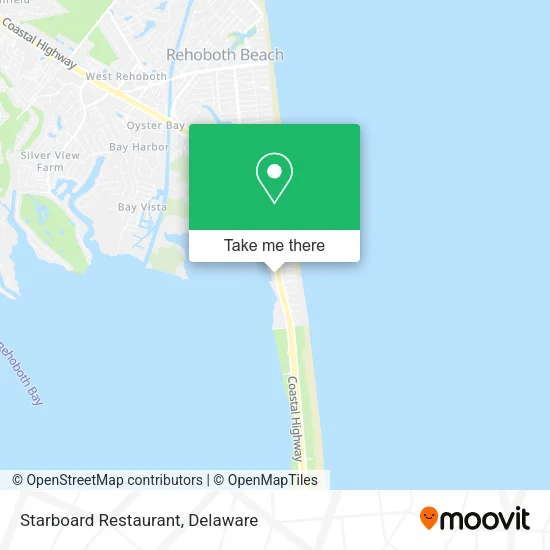 Starboard Restaurant map