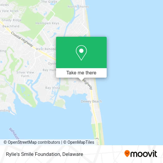 Rylie's Smile Foundation map