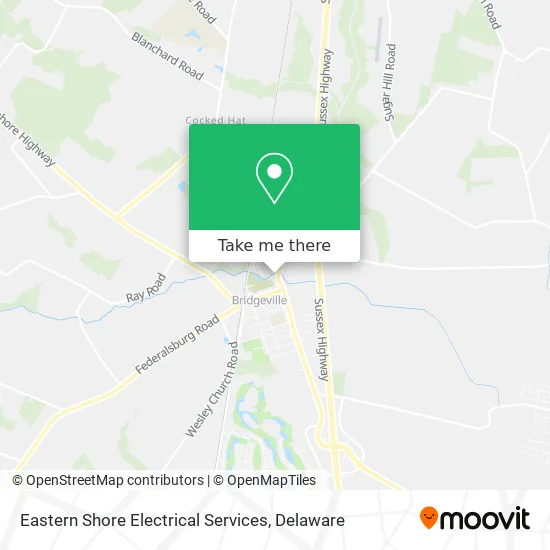 Eastern Shore Electrical Services map