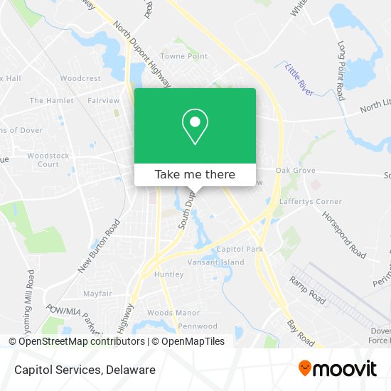 Capitol Services map