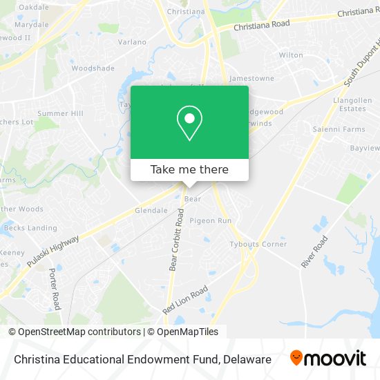 Christina Educational Endowment Fund map