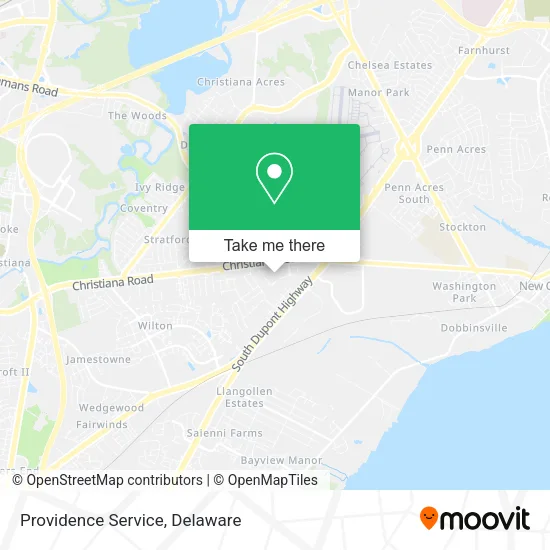 Providence Service map