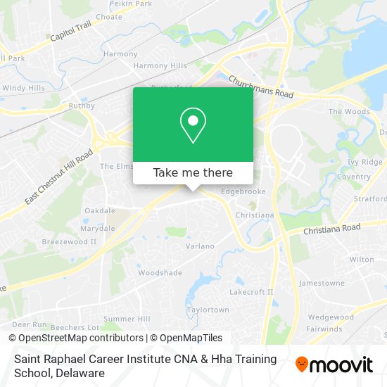 Saint Raphael Career Institute CNA & Hha Training School map