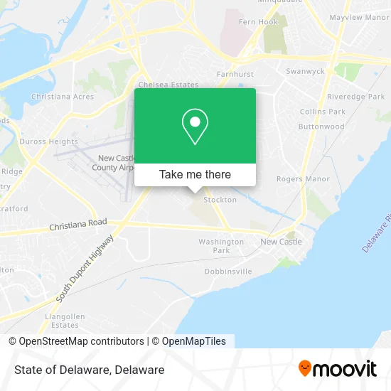 State of Delaware map