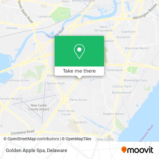 Golden Apple Spa map