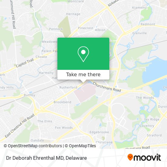 Dr Deborah Ehrenthal MD map