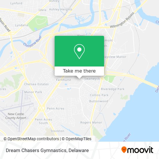 Mapa de Dream Chasers Gymnastics