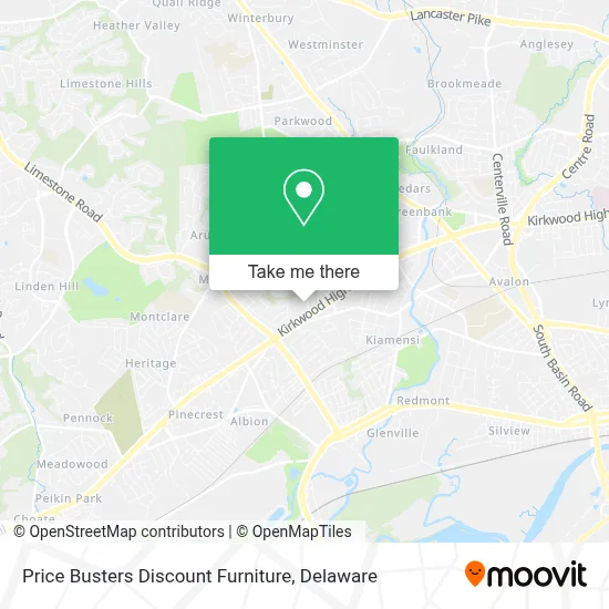 Price Busters Discount Furniture map