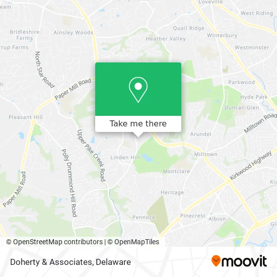 Doherty & Associates map