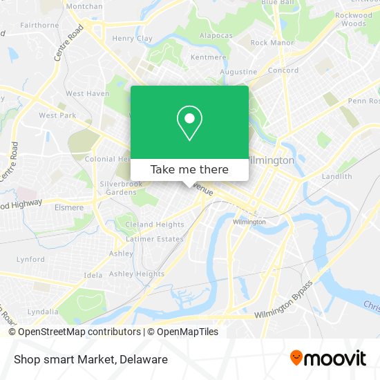 Mapa de Shop smart Market