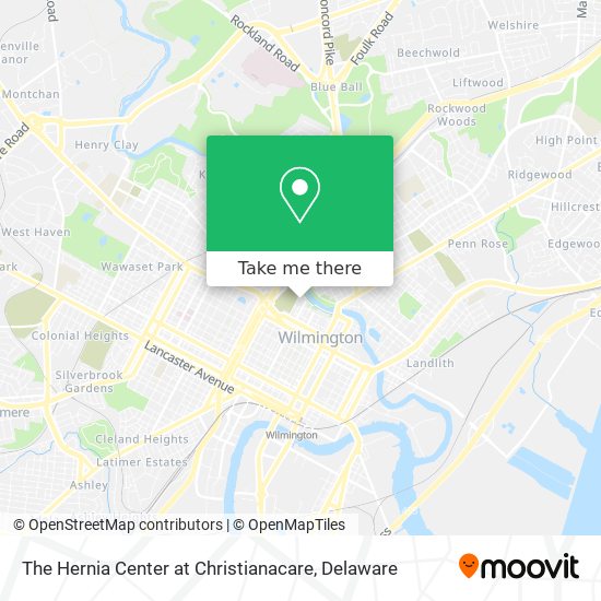 The Hernia Center at Christianacare map