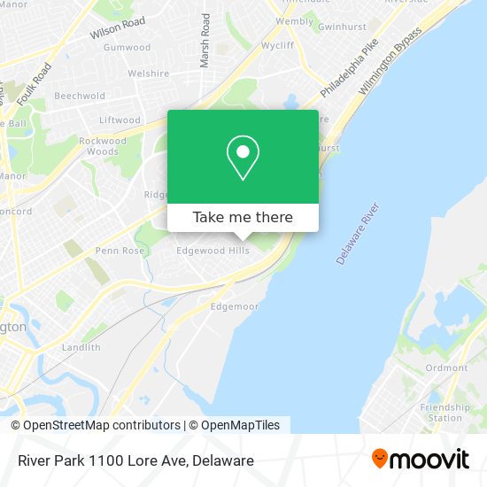 River Park 1100 Lore Ave map
