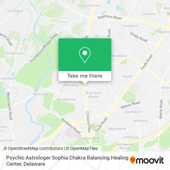 Psychic Astrologer Sophia Chakra Balancing Healing Center map