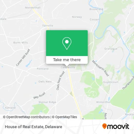 House of Real Estate map