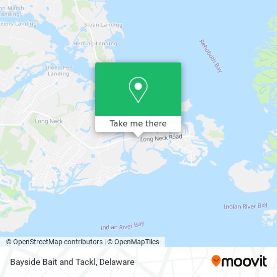 Bayside Bait and Tackl map