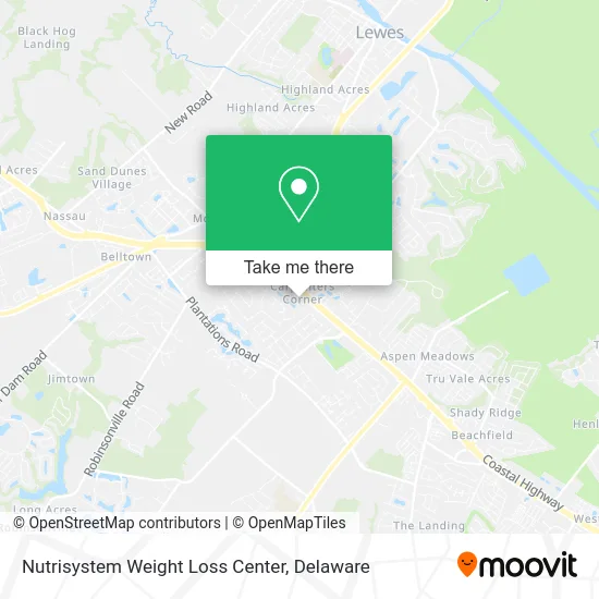 Nutrisystem Weight Loss Center map