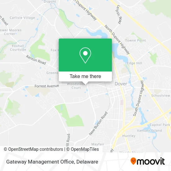 Gateway Management Office map