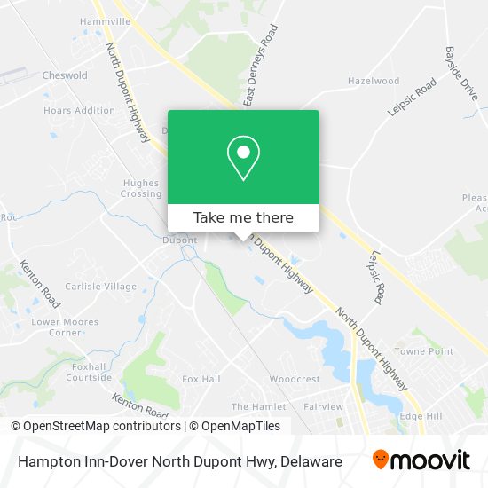 Mapa de Hampton Inn-Dover North Dupont Hwy