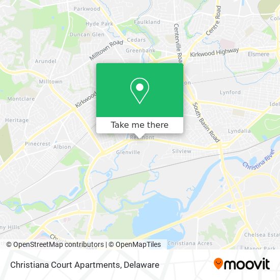 Christiana Court Apartments map