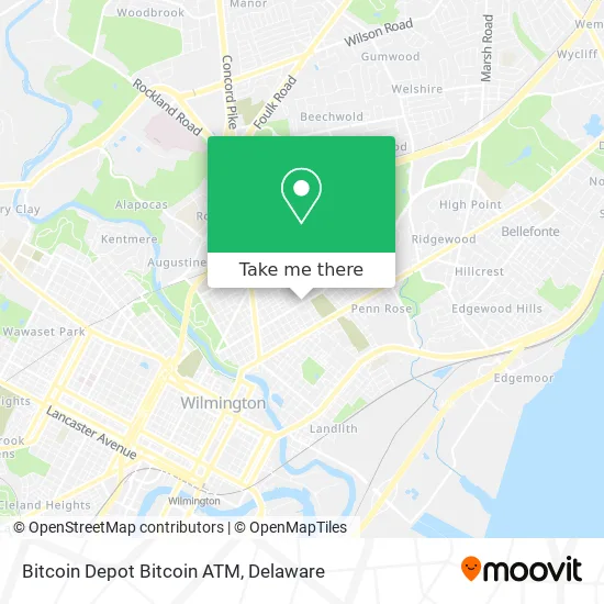 Mapa de Bitcoin Depot Bitcoin ATM
