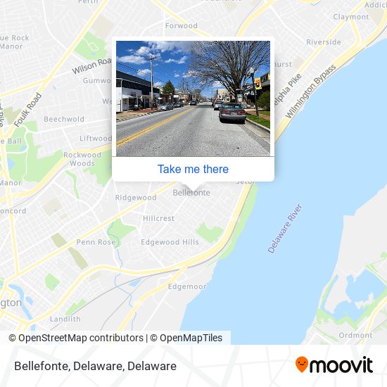 How to get to Bellefonte Delaware by Bus