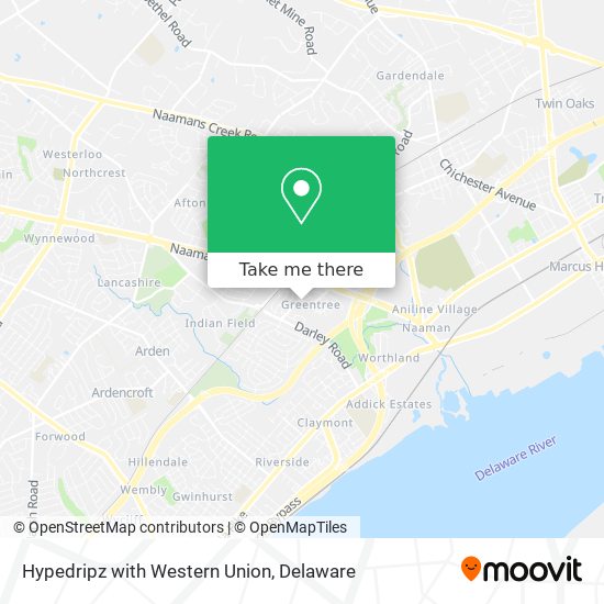 Mapa de Hypedripz with Western Union