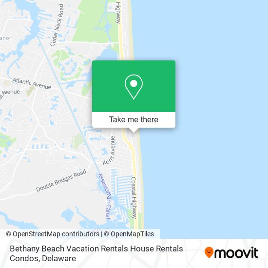 Bethany Beach Vacation Rentals House Rentals Condos map