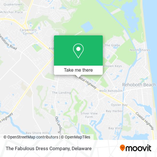 The Fabulous Dress Company map