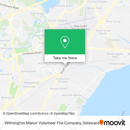 Mapa de Wilmington Manor Volunteer Fire Company