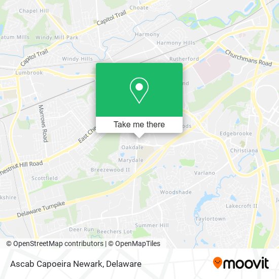 Mapa de Ascab Capoeira Newark