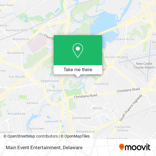 Main Event Entertainment map