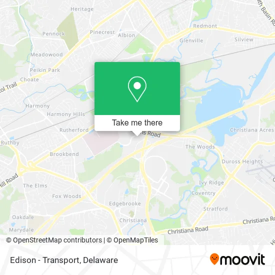 Edison - Transport map