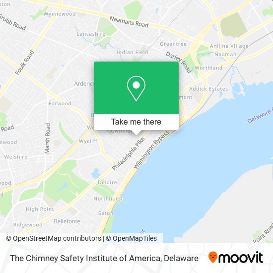 The Chimney Safety Institute of America map