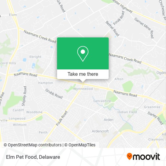 Elm Pet Food map