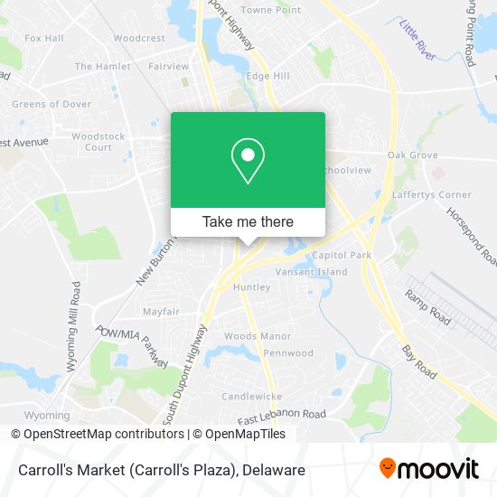 Mapa de Carroll's Market (Carroll's Plaza)
