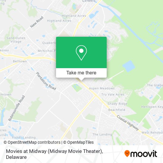 Mapa de Movies at Midway (Midway Movie Theater)