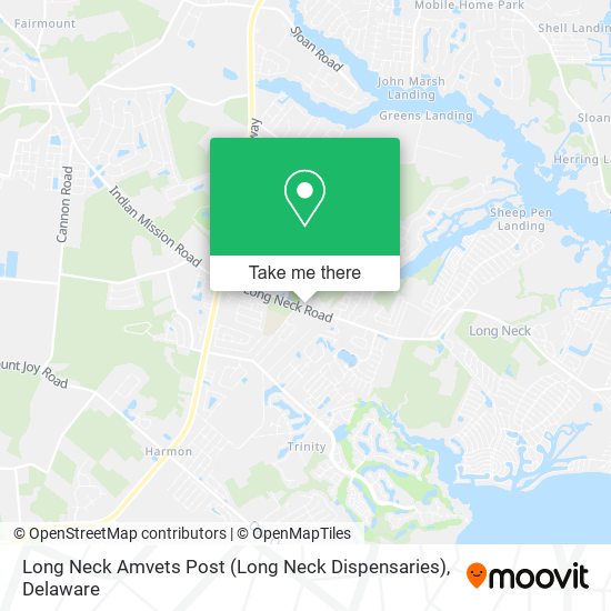 Long Neck Amvets Post (Long Neck Dispensaries) map