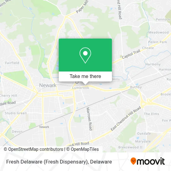 Fresh Delaware (Fresh Dispensary) map