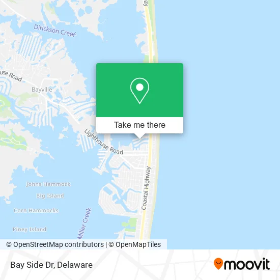 Bay Side Dr map