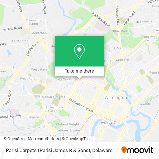 Mapa de Parisi Carpets (Parisi James R & Sons)
