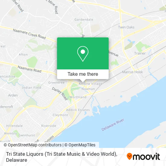Tri State Liquors (Tri State Music & Video World) map